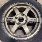 JDM Volk Racing TE37 Bronze 15 inch Wheels 
